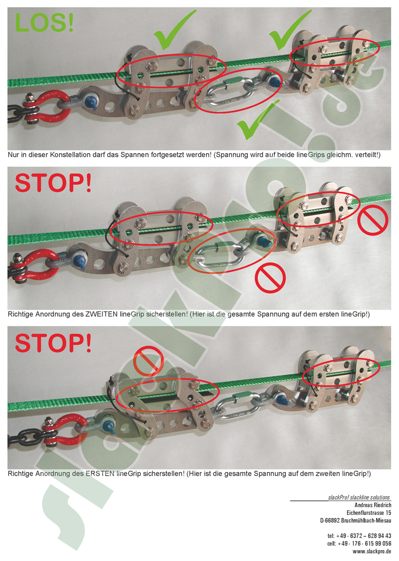 linegrip link anleitung